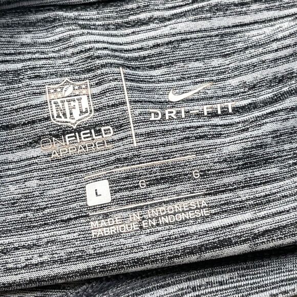 Nike Gray/Black Pittsburgh Steelers Short Sleeve Tee - Picture 8 of 12